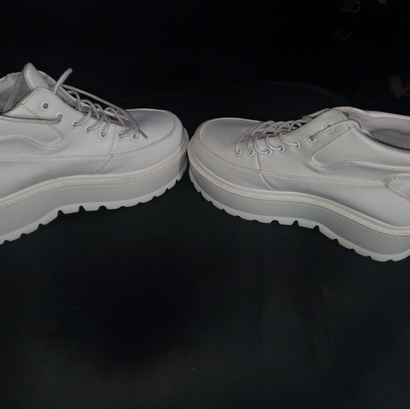 So Me platform Sneakers, size 8, white - Picture 2 of 4